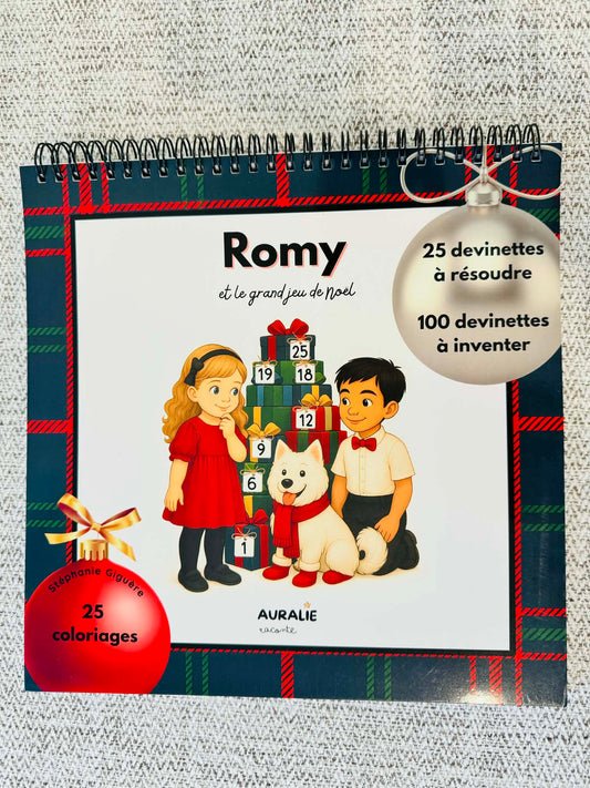 Romy et le grand jeu de Noël (devinettes et coloriage)
