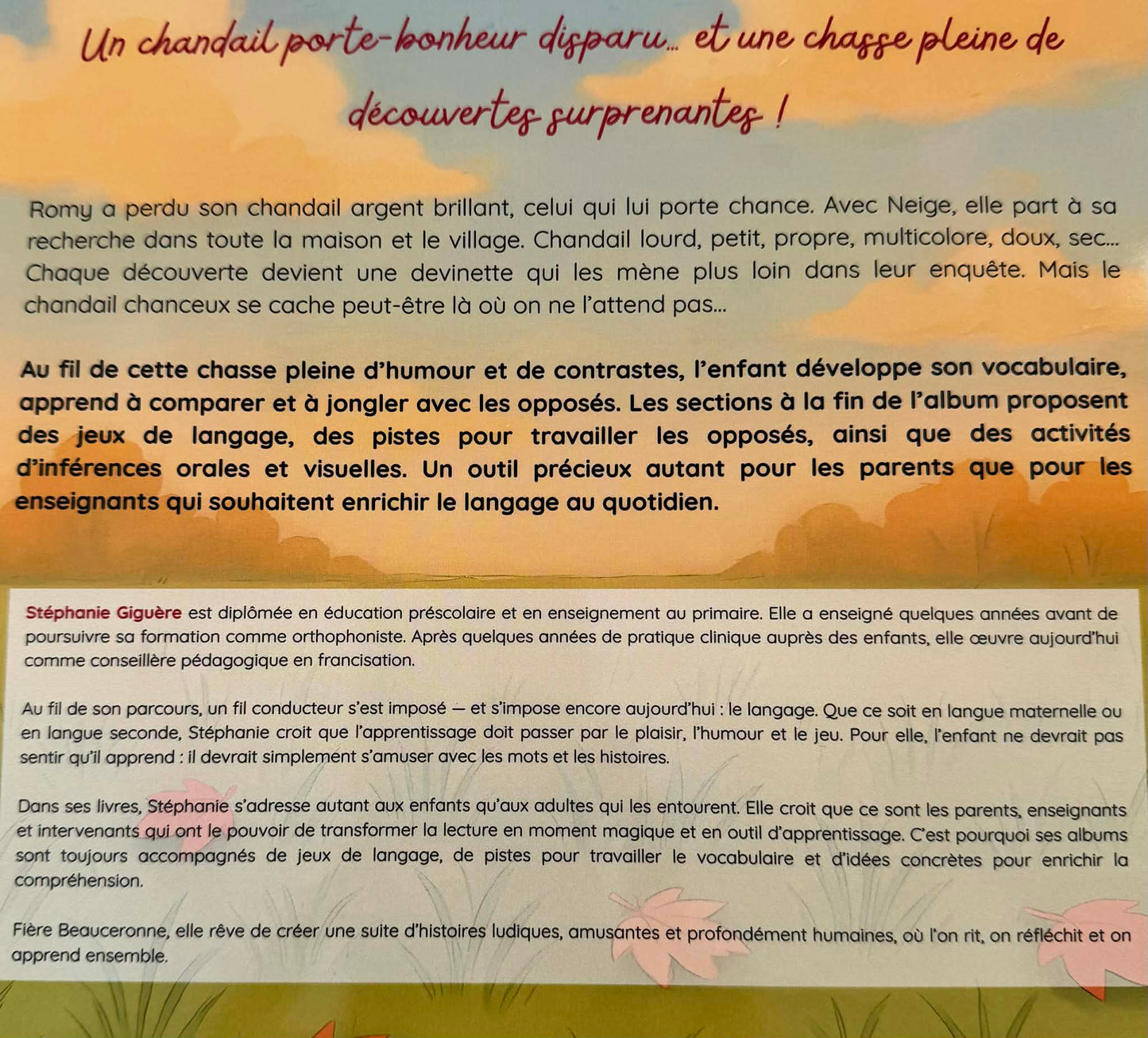 Romy et la chasse au chandail