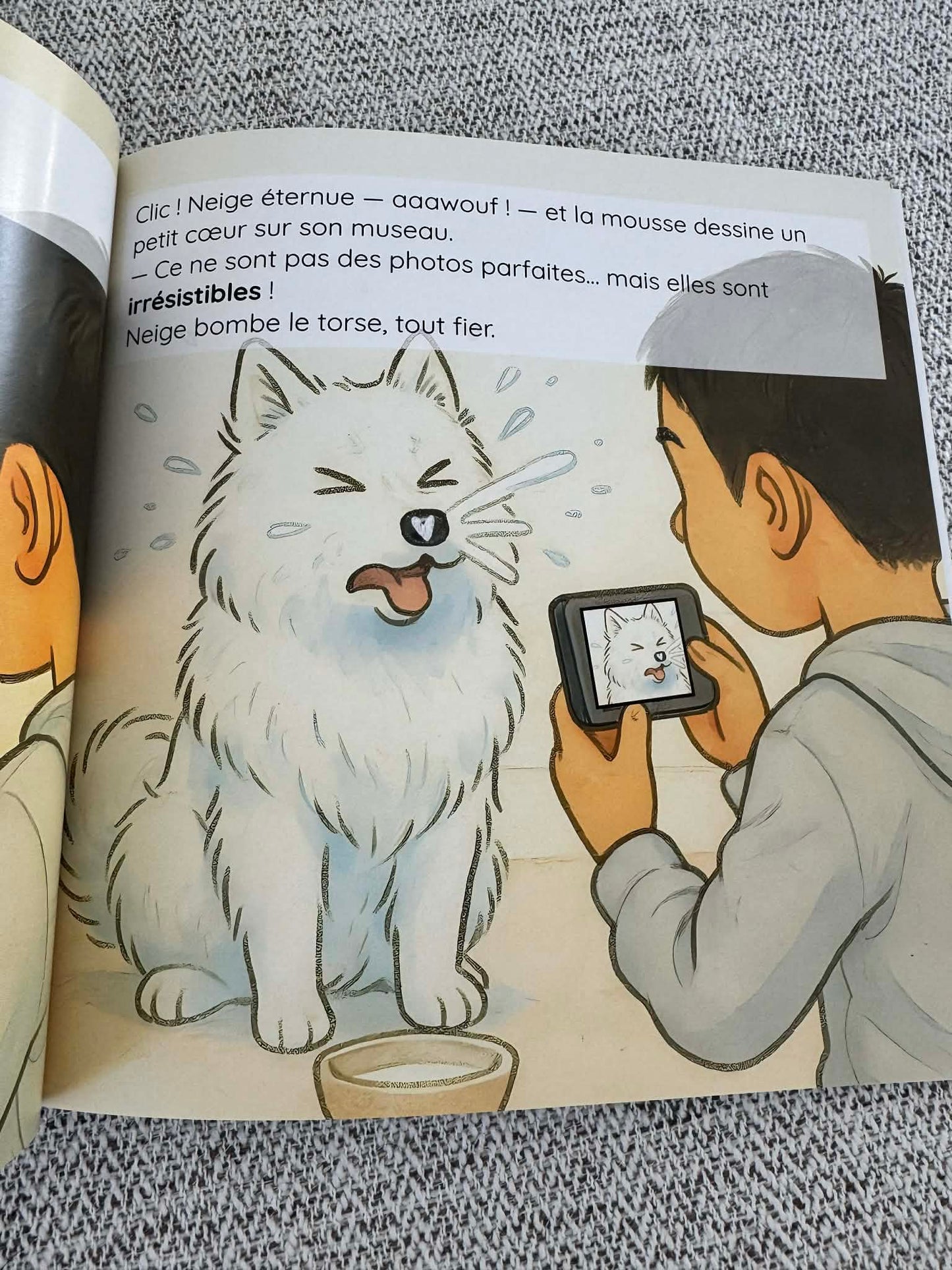 Romy et la photo qui fait WOUF